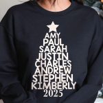 Our Family Christmas Tree 2025 - Personalized SweatShirt - Image 3