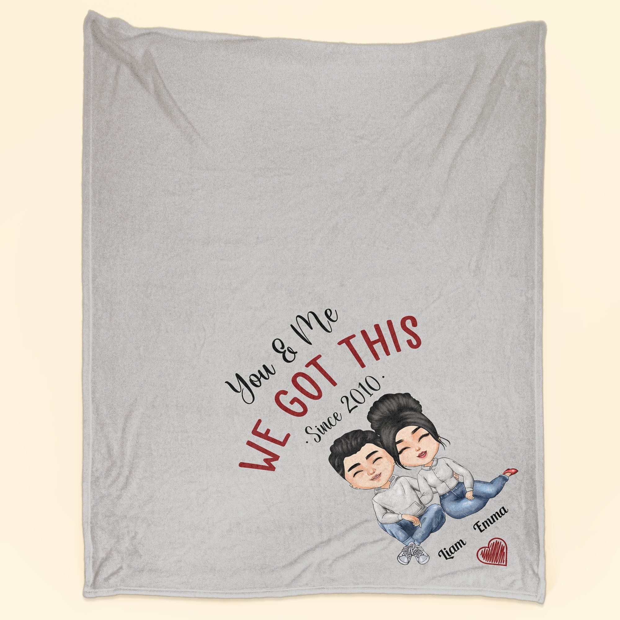 You-And-Me-We-Got-This-Personalized-Blanket-Birthday-Anniversary-Valentines-Wedding-Gift-For-Husband-Wife-Lover-Boyfriend-Girlfriend_2_d508abdd-7135-4755-bf1b-5b00d227aad1.jpg You And Me We Got This - Personalized Blanket - Birthday, Anniversary, Valentine's, Wedding Gift For Husband, Wife, Lover, Boyfriend, Girlfriend Big Size - Image 1